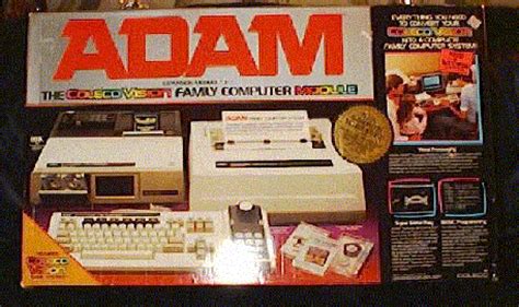 Expansion modules ups and downs. Coleco ADAM computer supplies from