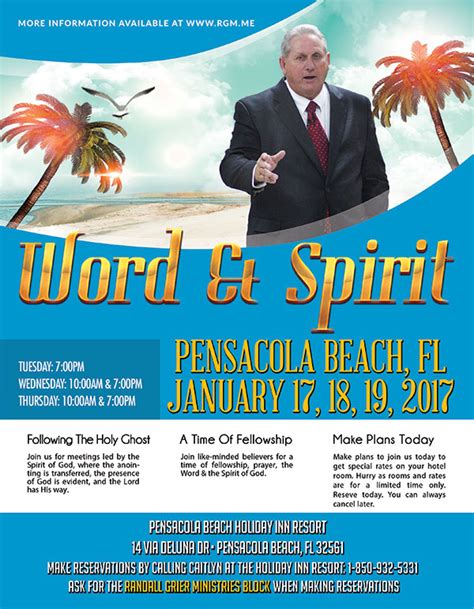 Word And Spirit January 2017 Randall Grier Ministries