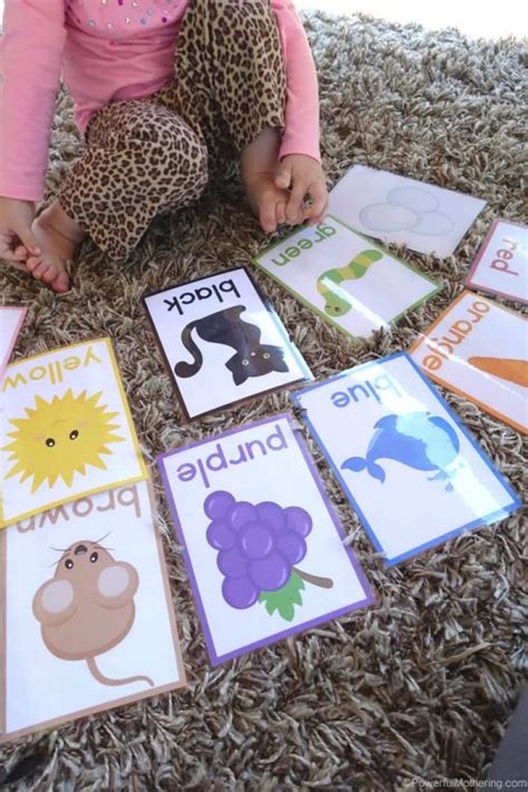 Free Printables Color Cards For Toddlers