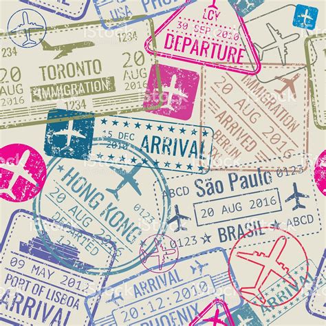Passport Stamps Wallpapers Top Free Passport Stamps Backgrounds My
