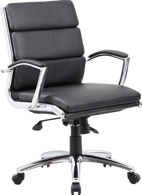 Black Modern Black Mid Back Conference Room Chair By Express Office