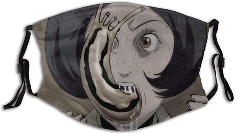 Horror Manga Junji Ito Face Mask Reusable Anti Dust