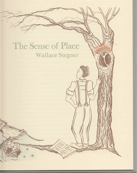 The Sense Of Place By Stegner Wallace James M Dourgarian Bookman