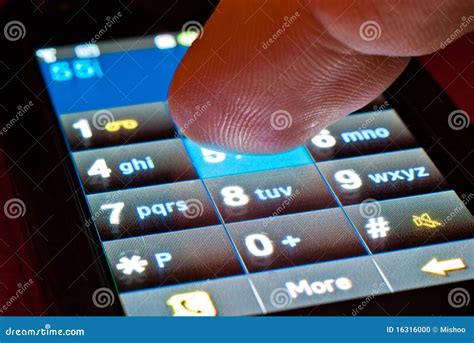 Finger On Smartphone Stock Photo Image Of Portable Global 16316000