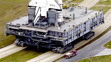 The Largest Land Vehicle On Earth Crawler Transporter Nasas Massive
