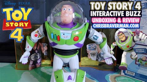 Toy Story 4 Buzz Lightyear Winteractive Drop Down Action Disney
