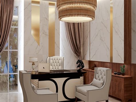 Office Interior Modern Luxury Arabic On Behance
