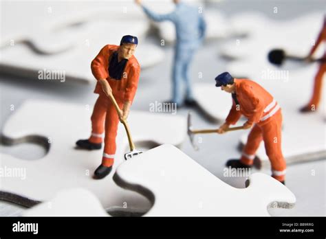 Putting The Pieces Back Together Stock Photo Alamy
