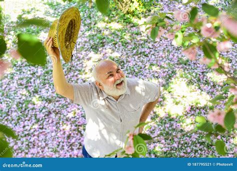 Positive Emotions Old Man Positive And Optimistic Good Mood Happy