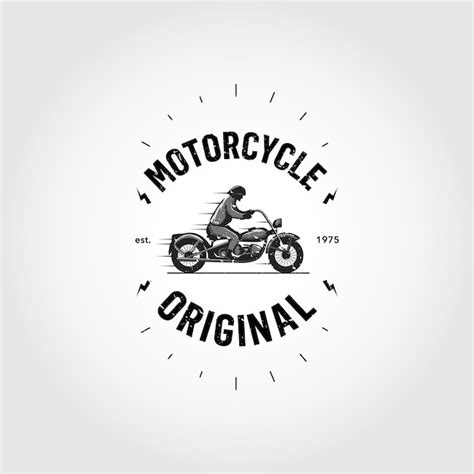 Free Vector Motorcycle Logo Design