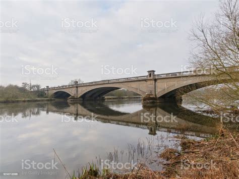 Gunthorpe Bridge Spanning The River Trent Stock Photo Download Image
