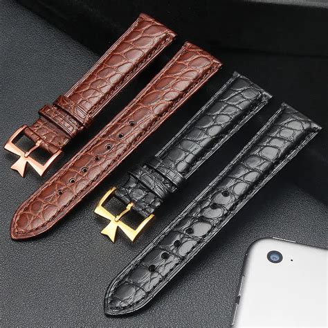 Real Alligator Watch Strap Genuine Leather Watch Bands For Men Or Women