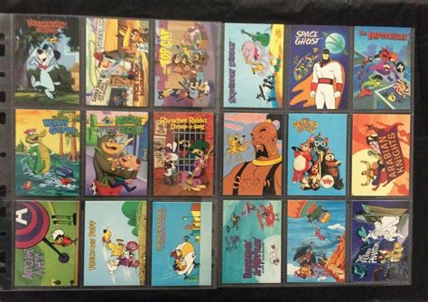 Very Rare Hanna Barbera Classics Cardz Full Set Cards Excellent