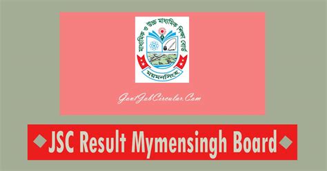 Jsc Result 2024 Mymensingh Board Govt Job Circular