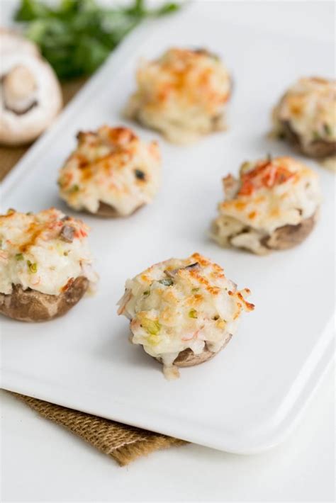 Seafood Stuffed Mushrooms Crab Stuffed Mushrooms Momsdish