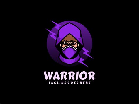 Warrior Simple Mascot Logo Graphic By Artnivorastd · Creative Fabrica