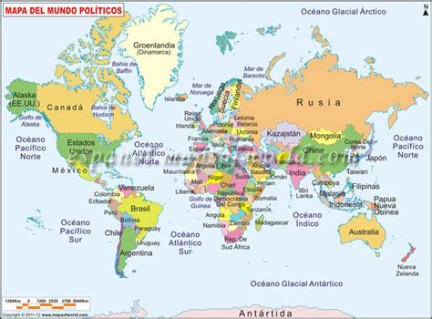 Mapa De Paises Del Mundo Con Nombres Imagui