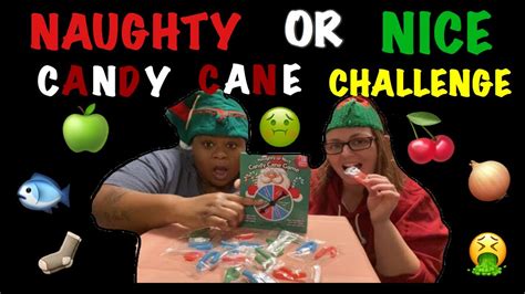 Naughty Or Nice Candy Cane Challenge 🤢🤮 Youtube
