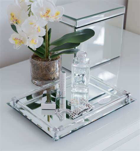 Mirrored Glass Dressing Table Tray Mirror Ideas