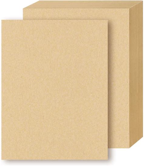 Buy 100 Sheets A4 Thick Brown Kraft Paper Card 180gsm Biodegradable