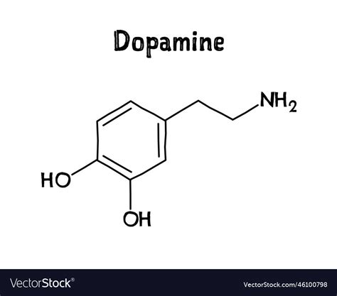 Dopamine Structural Formula Of Molecular Structure