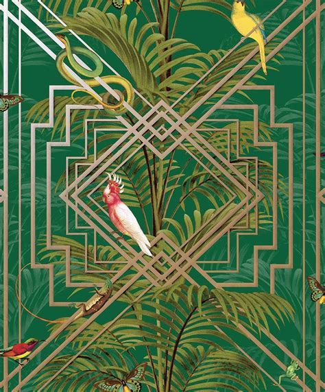 Famous Art Deco Jungle Wallpaper Ideas