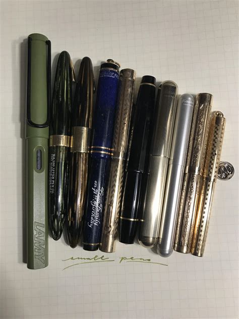 My Collection Of Small Pens With A Safari For Scale Rfountainpens