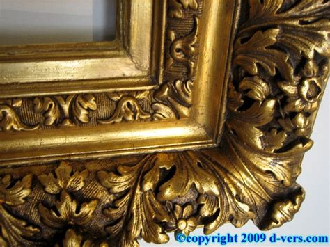 Baroque Frame Gilded Hand Carved French 20th Century