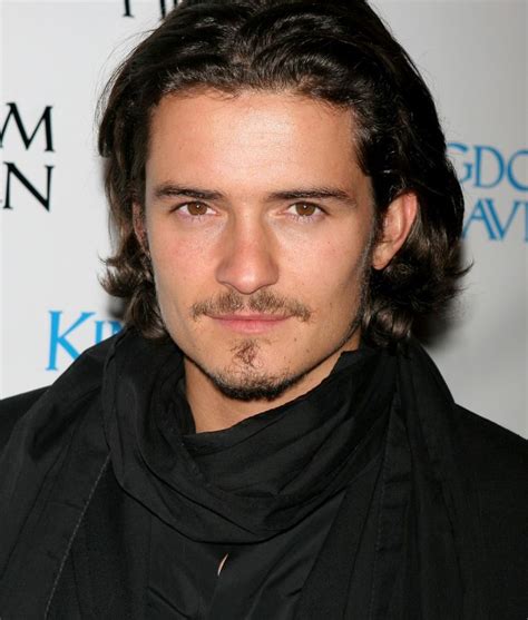 The celebrity closest to my hair type is orlando bloom, his hair. Orlando Bloom