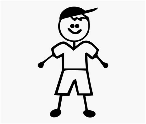 Download High Quality Stick Figure Clipart Boy Transparent Png Images