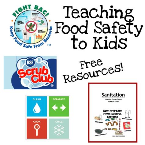 Fun Ways To Teach Food Safety Teach Beside Me