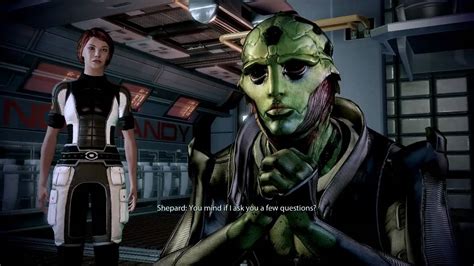 Mass Effect 2 Pt100 Thane Krios And Garrus Favor Youtube