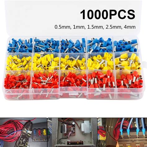 1000pcs Assorted Heat Shrink Wire Connector Insulated Car Electrical