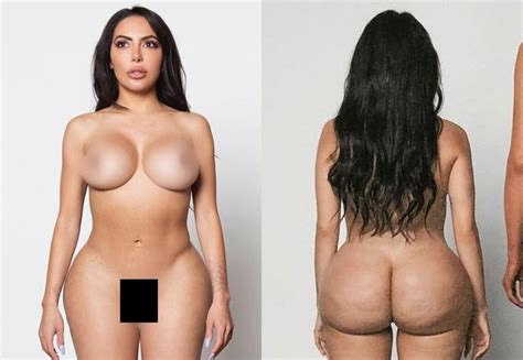 Kanye West Posta Fotos De S Sia De Kim Kardashian Nua Para Divulgar