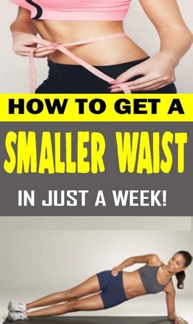 How To Get A Smaller Waist In Just A Week Small Waist Easy Yoga