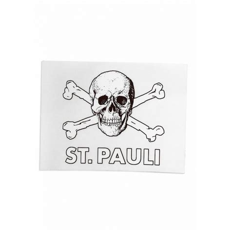 St pauli totenkopf ii felpa casual nera. FC St. Pauli Aufkleber Totenkopf transparent ...