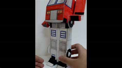 Papercraft Transformers G1 Optimus Prime Papercraft4u