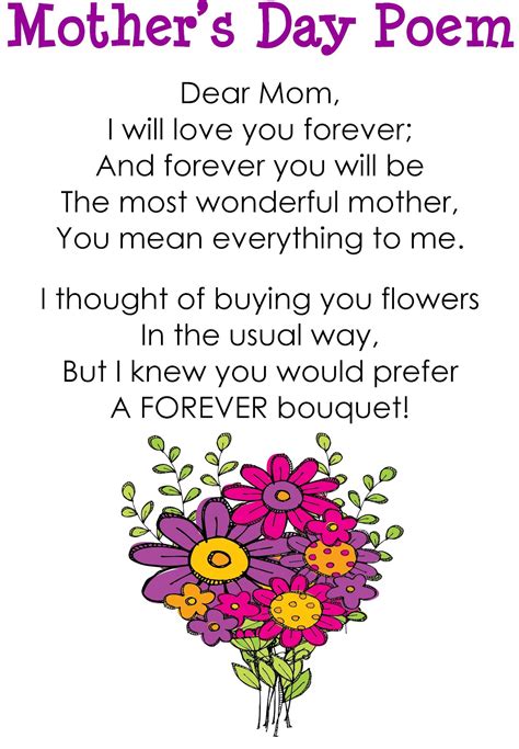 Mothers Day Poems For Children