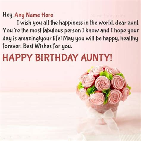 64 Happy Birthday Aunty Wishes Quotes Messages Cake And Images