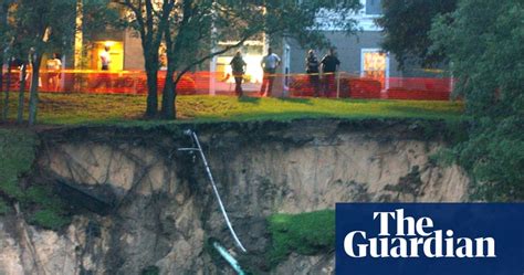 Sinkholes Around The World In Pictures World News The Guardian