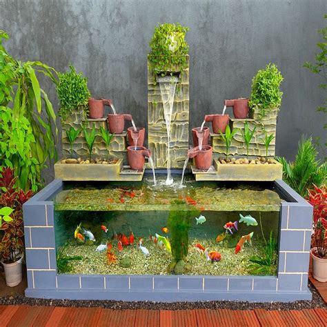 Turn Flooded Garden Corner Into Amazing Aquarium With 3 Waterfalls