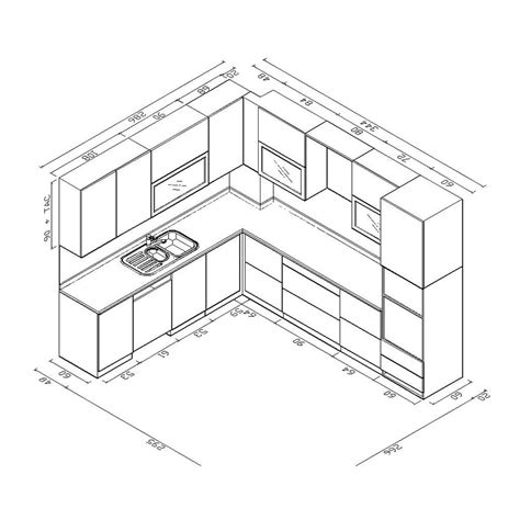 Kitchen Cabinet Design Drawing Gaper Kitchen Ideas