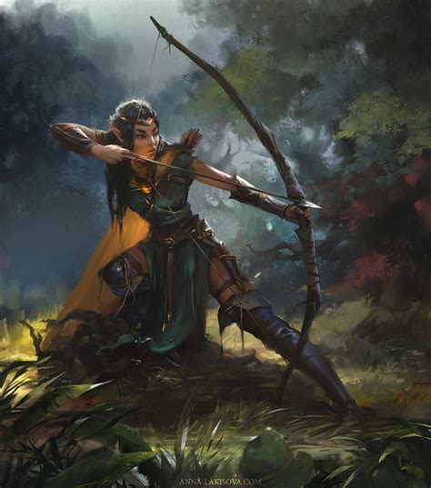 Fantasy Art Archer Mythology Darkness Screenshot Warlord