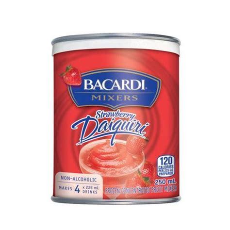 Frozen Bacardi Daiquiri Strawberry 250 Ml Instacart