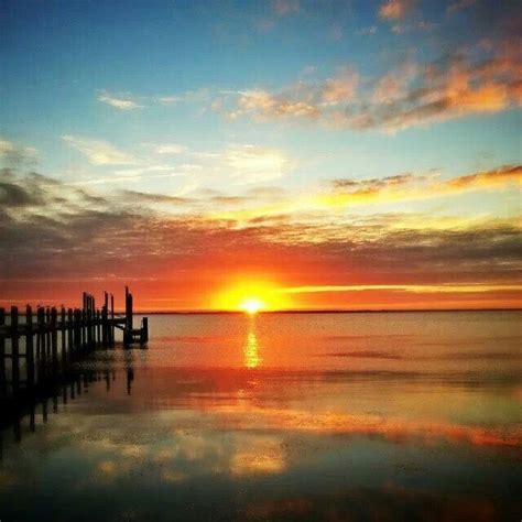 Outer Banks Nc Scenic Sunset Sunrise Sunset