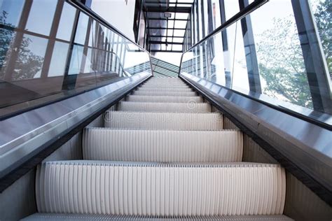 Empty Escalator Stairs Stock Photo Image Of Empty Climb 51812550