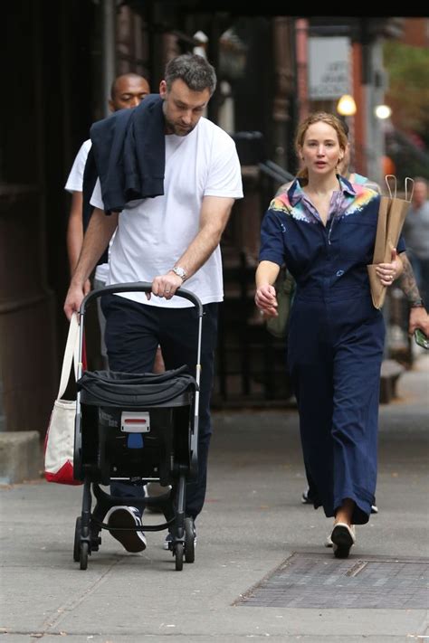 Jennifer Lawrence Went Makeup Free In A Jumpsuit With Cooke Maroney And