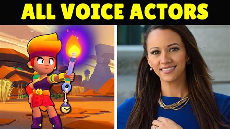 This is just all the voice actors, also this is to keep things organized for me and for you guys. All Brawlers Voice Actors in Real Life! (With Amber) - All ...