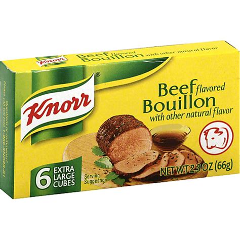 Bovril is the trademarked name of a thick and salty meat extract paste similar to a yeast extract, developed in the 1870s by john lawson johnston.it is sold in a distinctive, bulbous jar and as cubes and granules. Knorr Beef Bouillon, Extra Large Cubes | Bouillon, Stocks ...