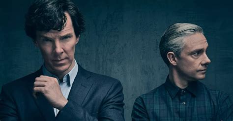 sherlock season 4 first look as official picture of benedict cumberbatch and martin freeman